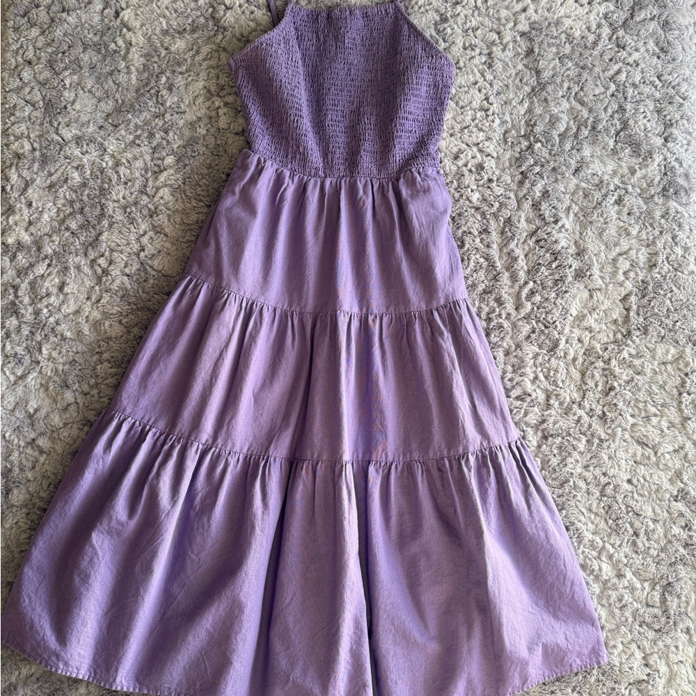 Universal Threads | Purple Tiered Midi Dress S